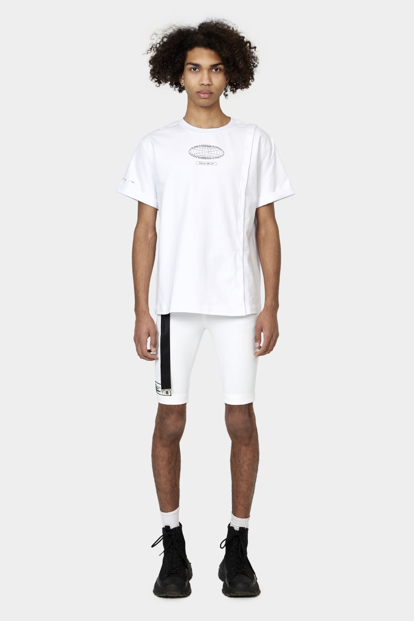 White T-shirt CHOISE for JOY
