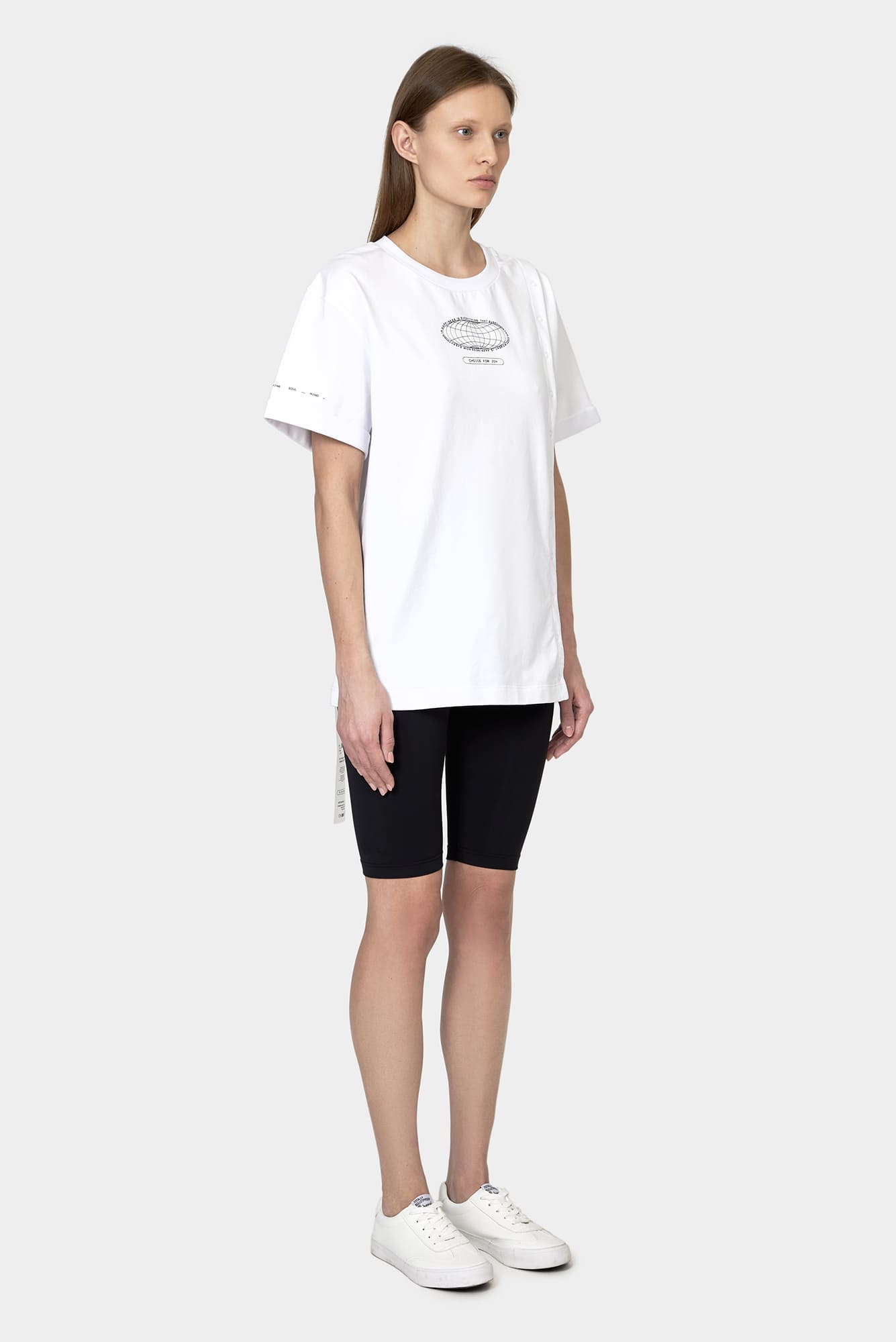 White T-shirt CHOISE for JOY