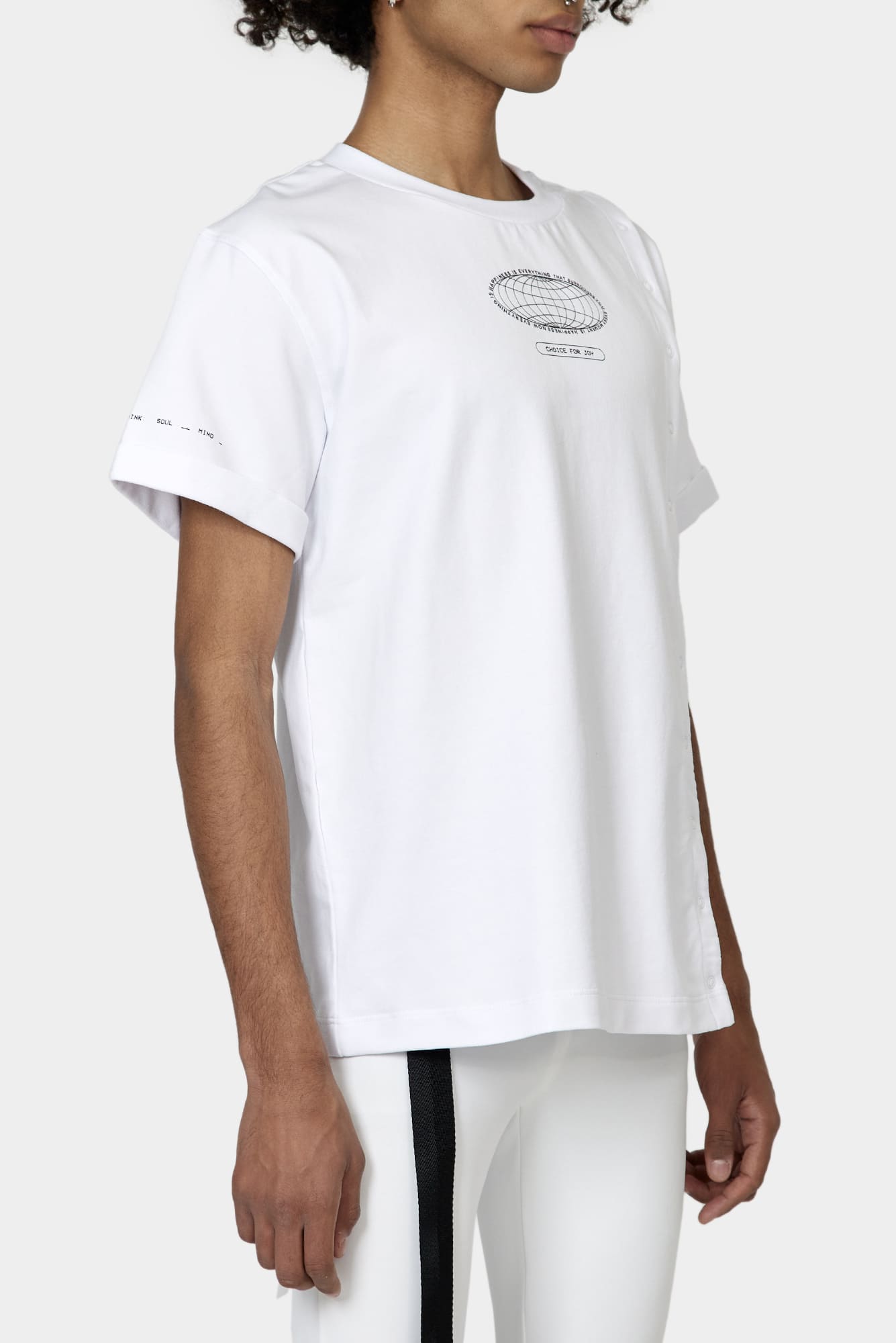White T-shirt CHOISE for JOY