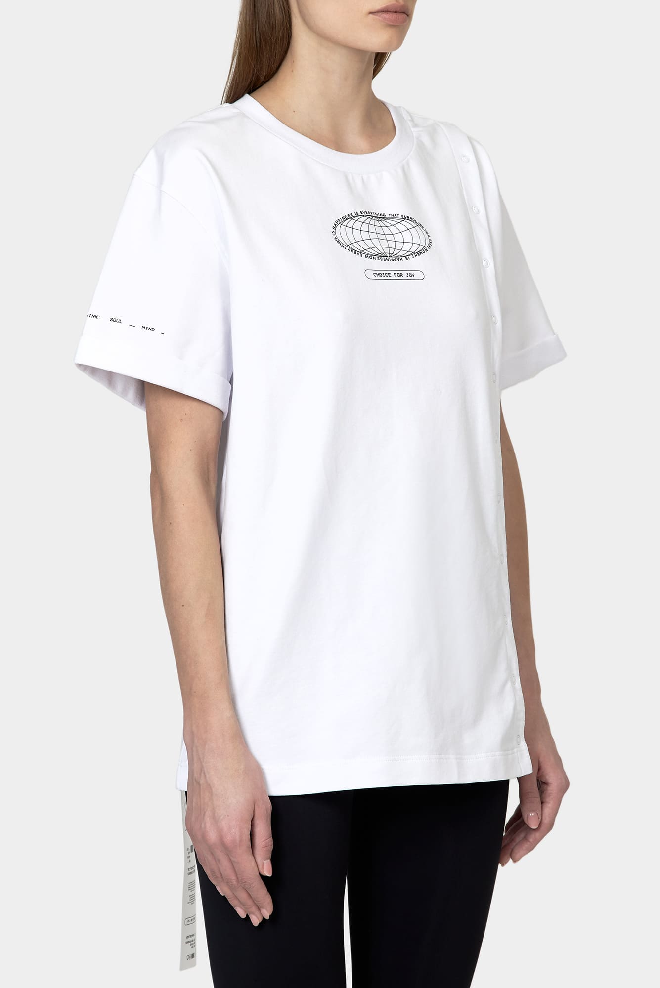 White T-shirt CHOISE for JOY