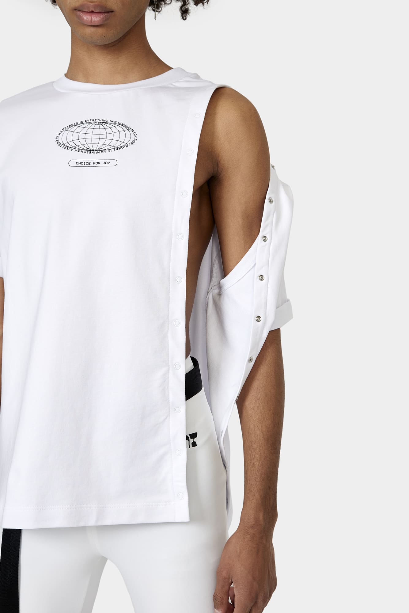 White T-shirt CHOISE for JOY