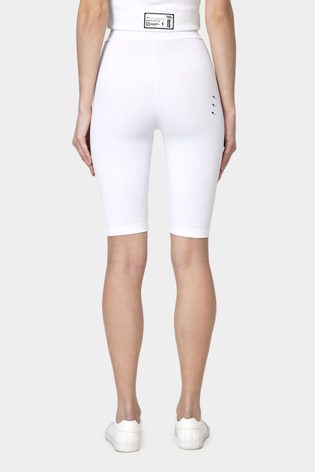 White short leggings WATER SHINE