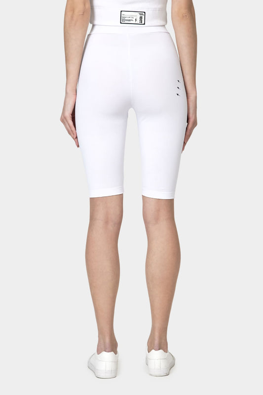 White short leggings WATER SHINE