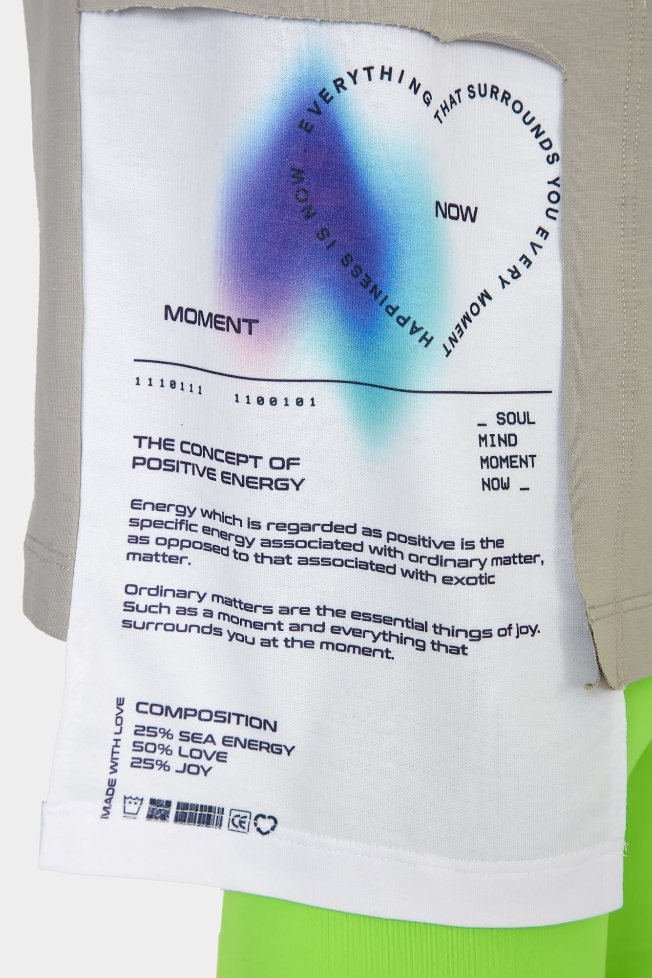 Gray T-shirt the MOMENT is NOW
