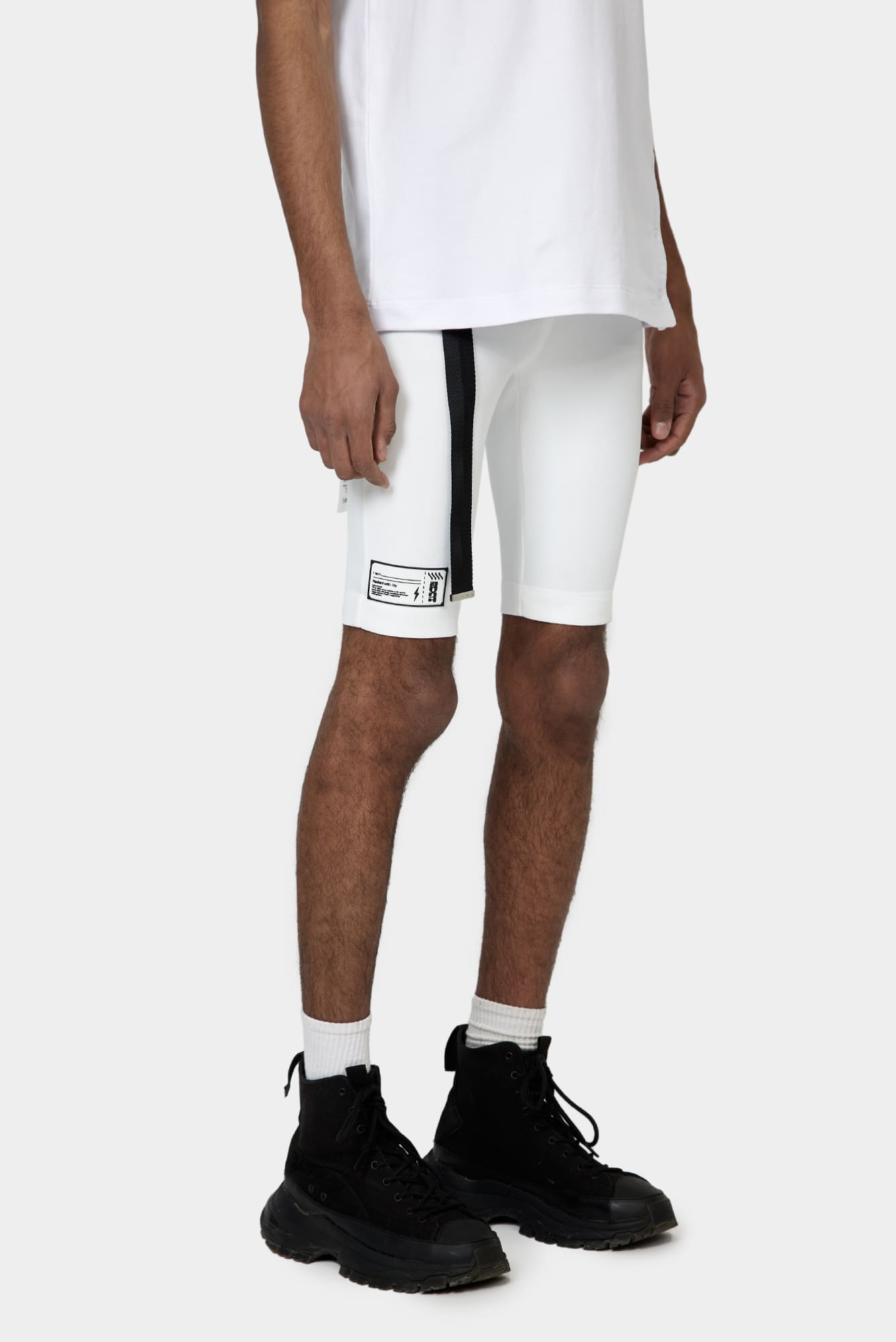 White RDNT short leggings