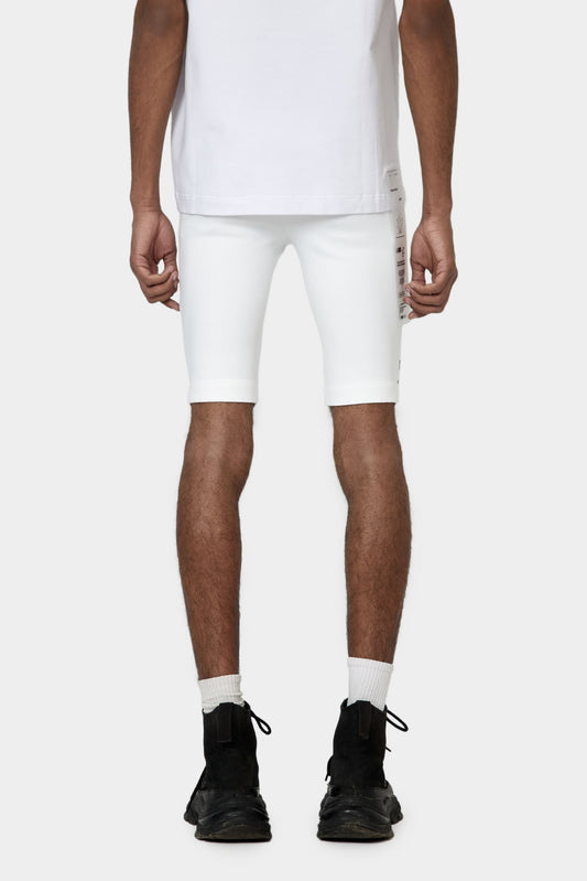 White RDNT short leggings