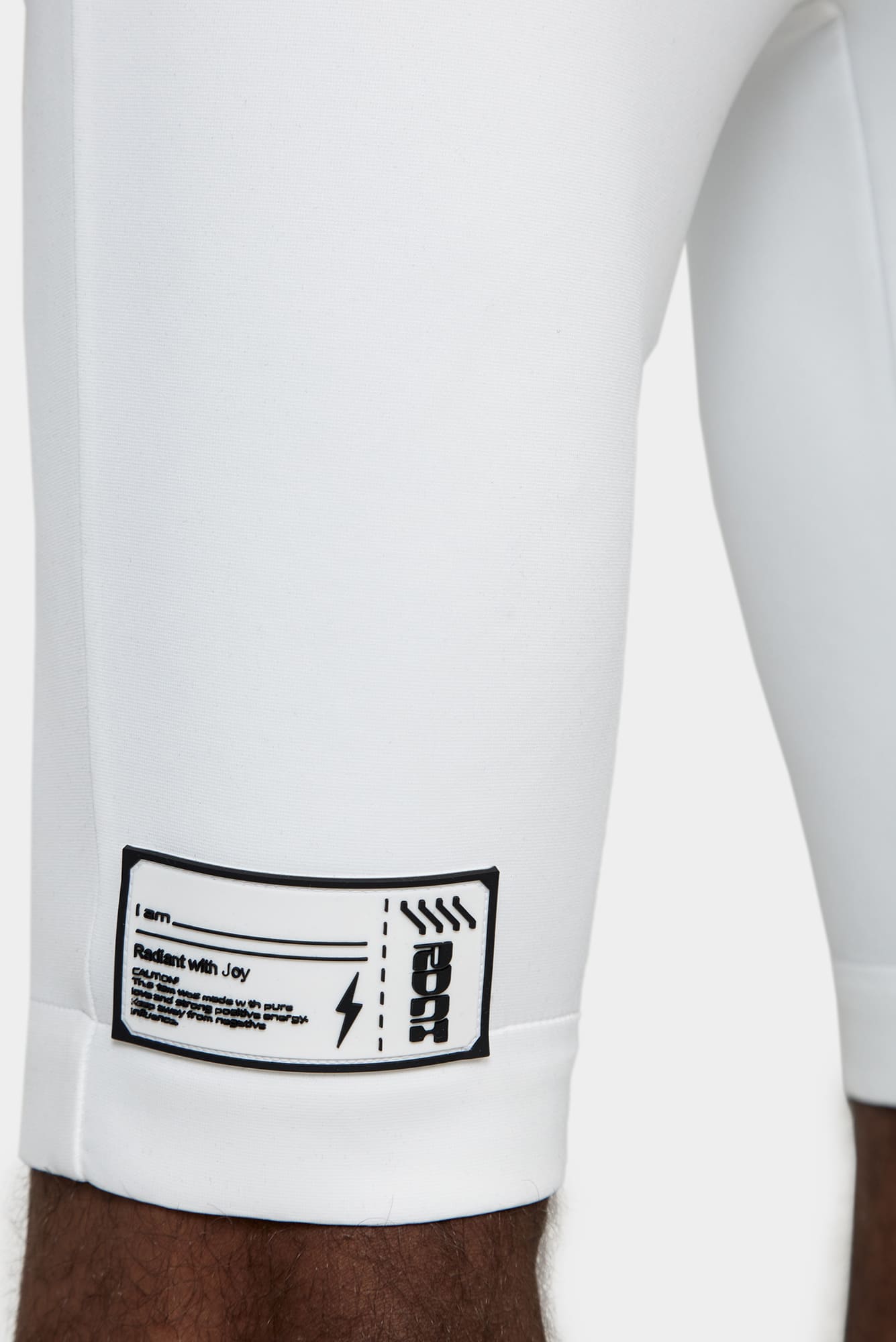 White RDNT short leggings