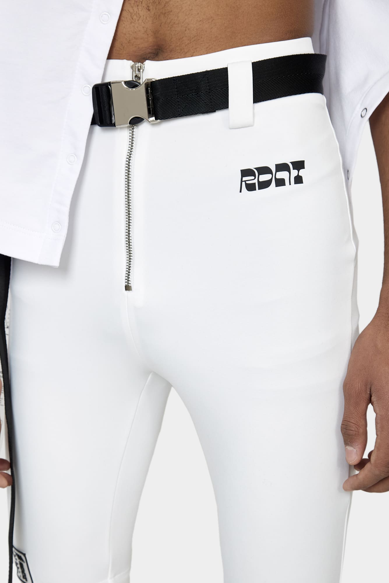 White RDNT short leggings