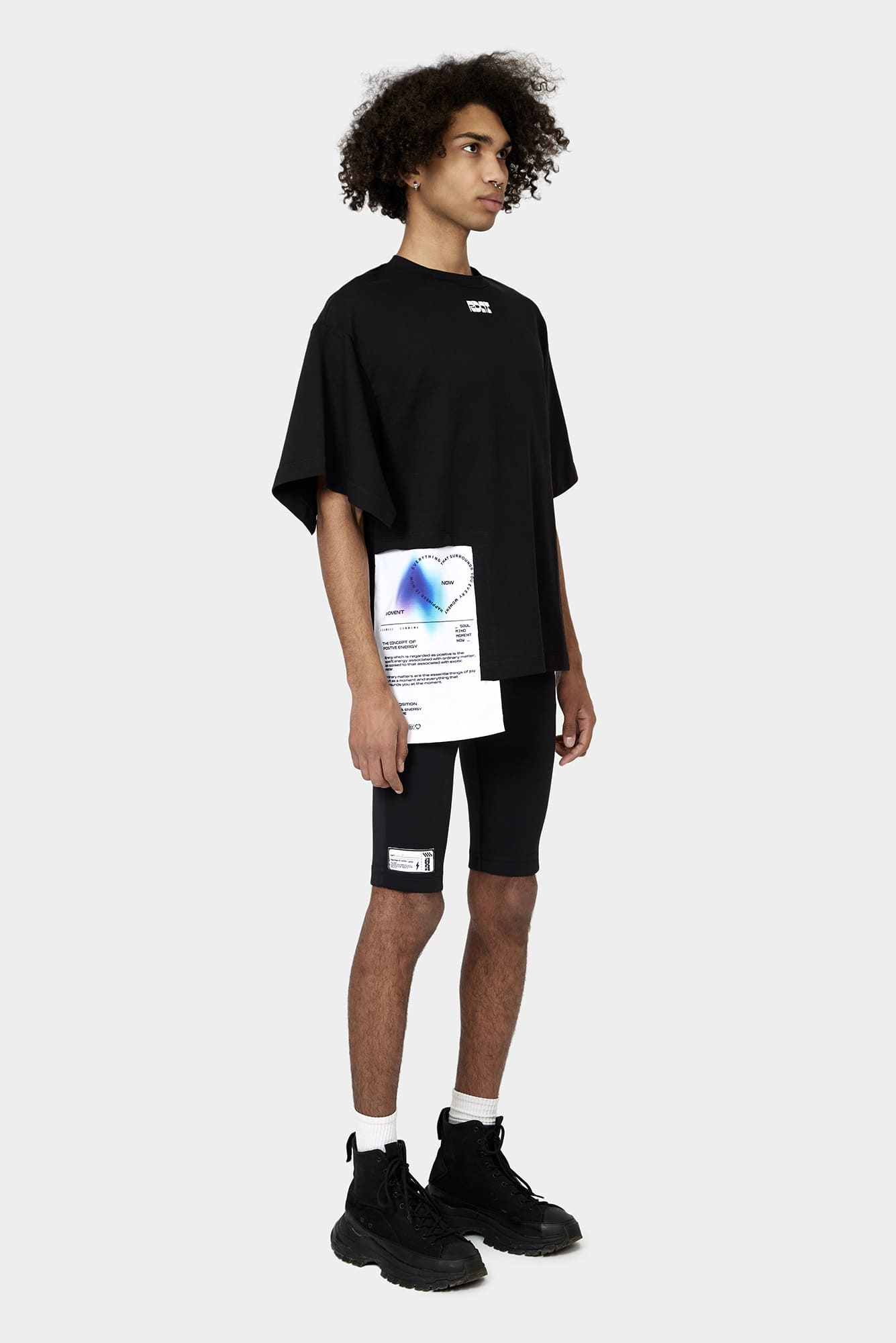Black T-shirt the MOMENT is NOW