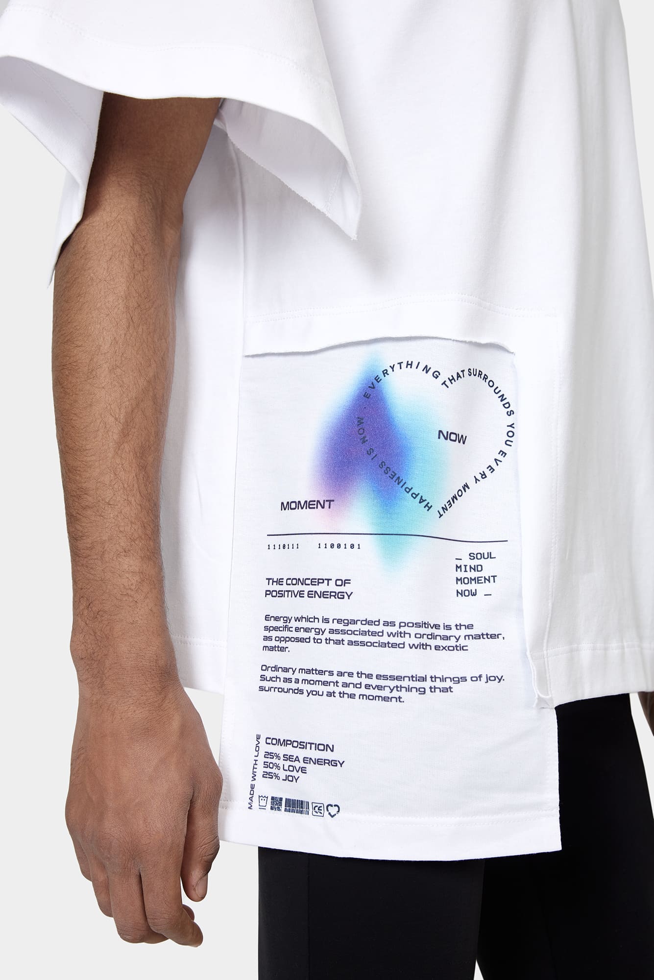 White T-shirt the MOMENT is NOW