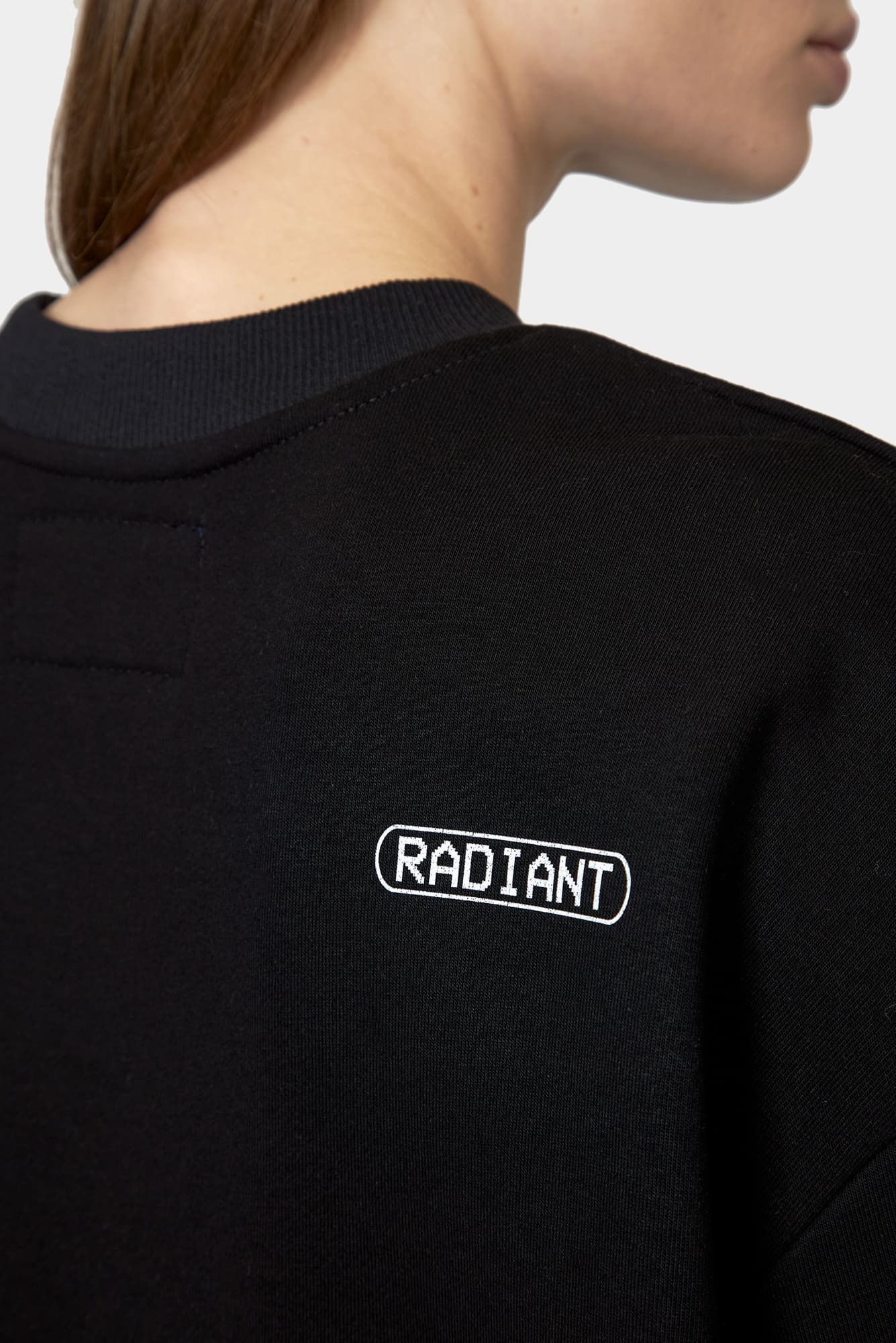 Black sweatshirt WATER SHINE