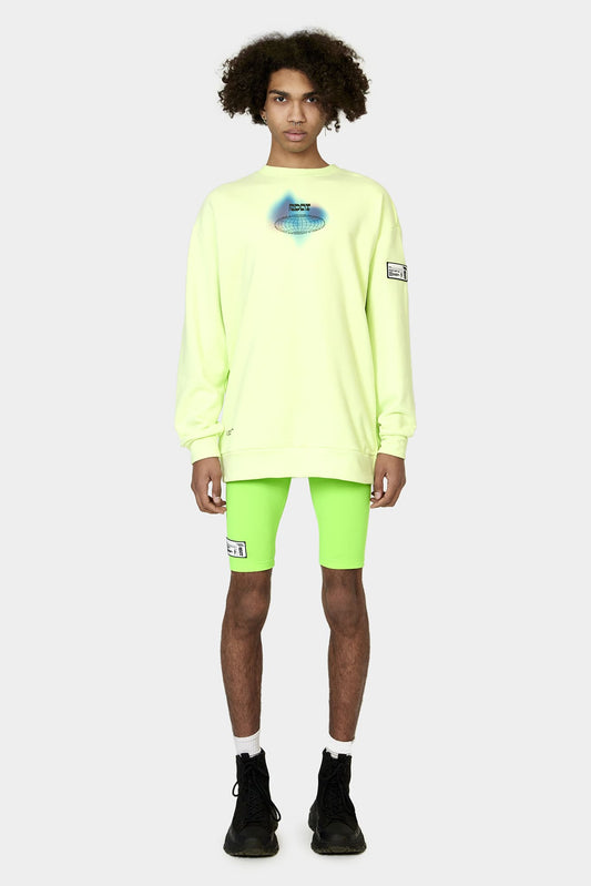 Lime sweatshirt WATER SHINE