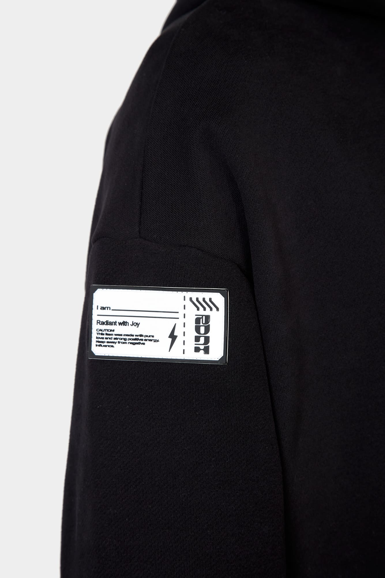 Black hoodie HEART of UA