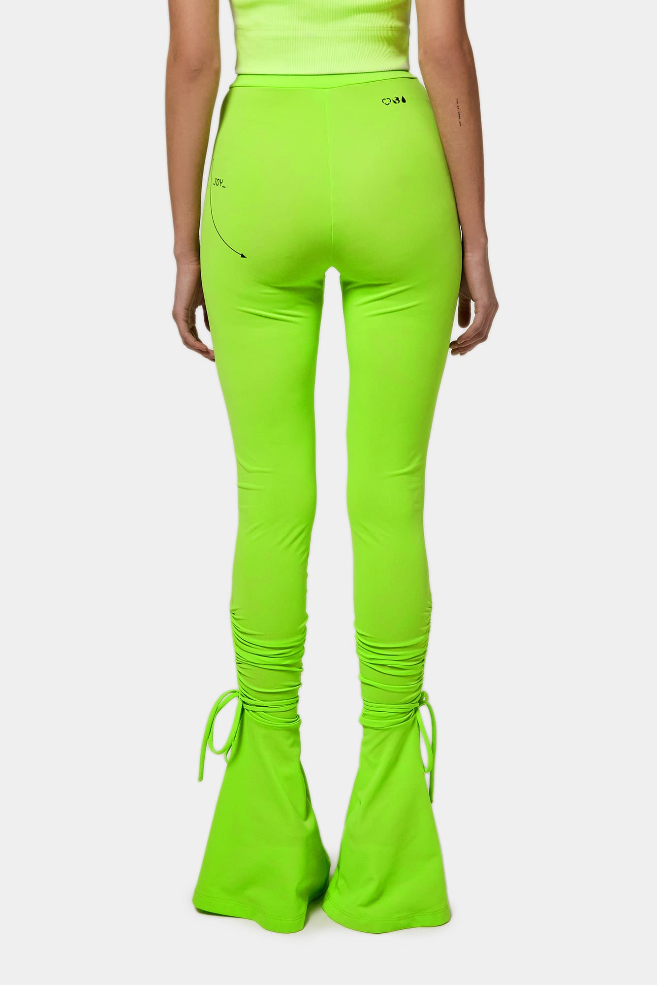 Lime leggings WATER SHINE