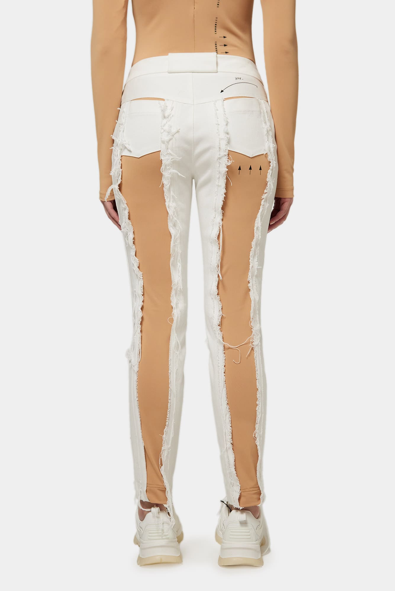 White AURA jeans