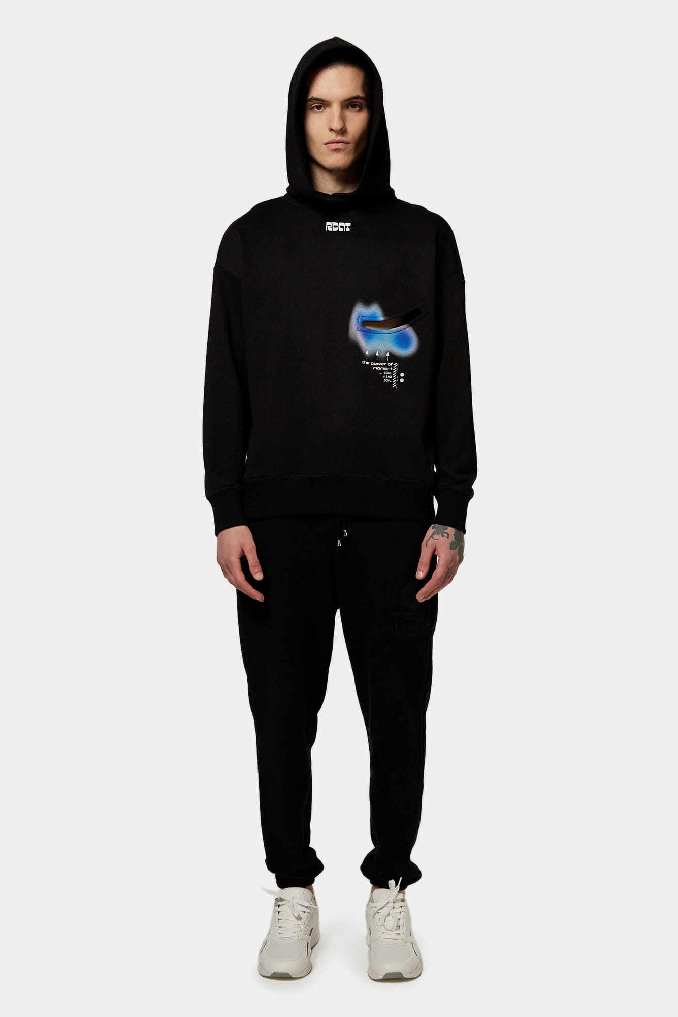 Black hoodie SACRED ENERGY