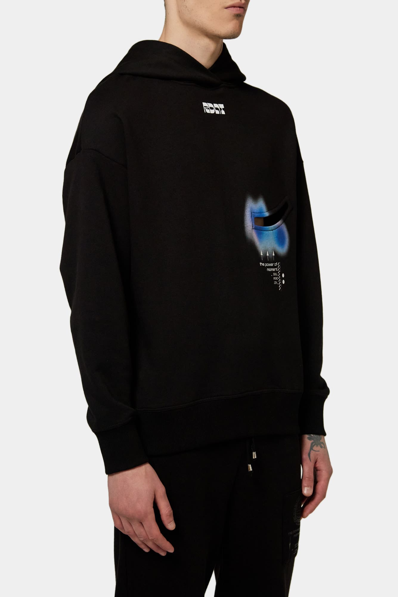 Black hoodie SACRED ENERGY