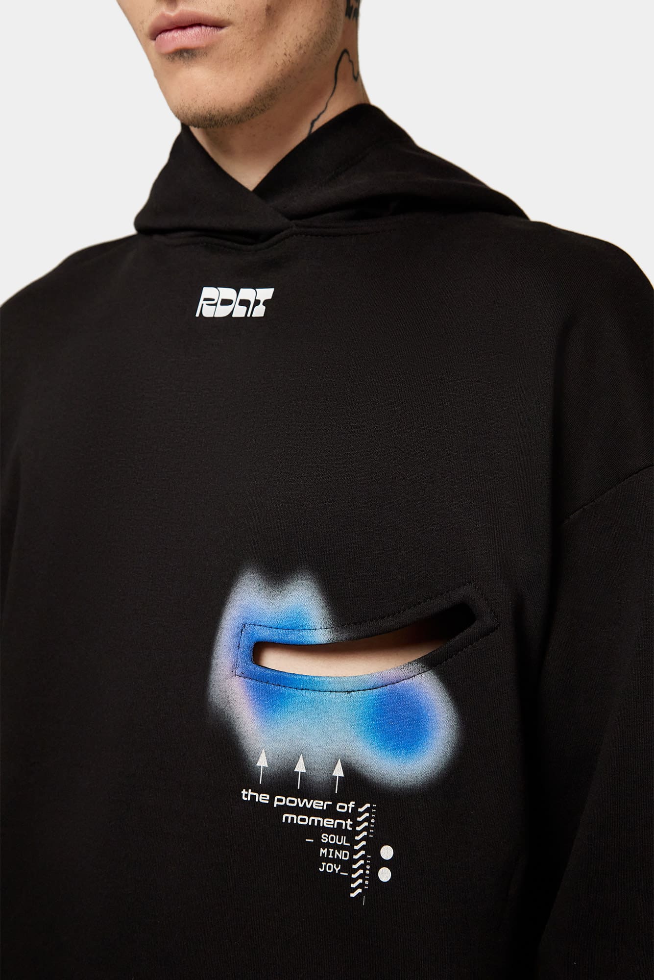 Black hoodie SACRED ENERGY