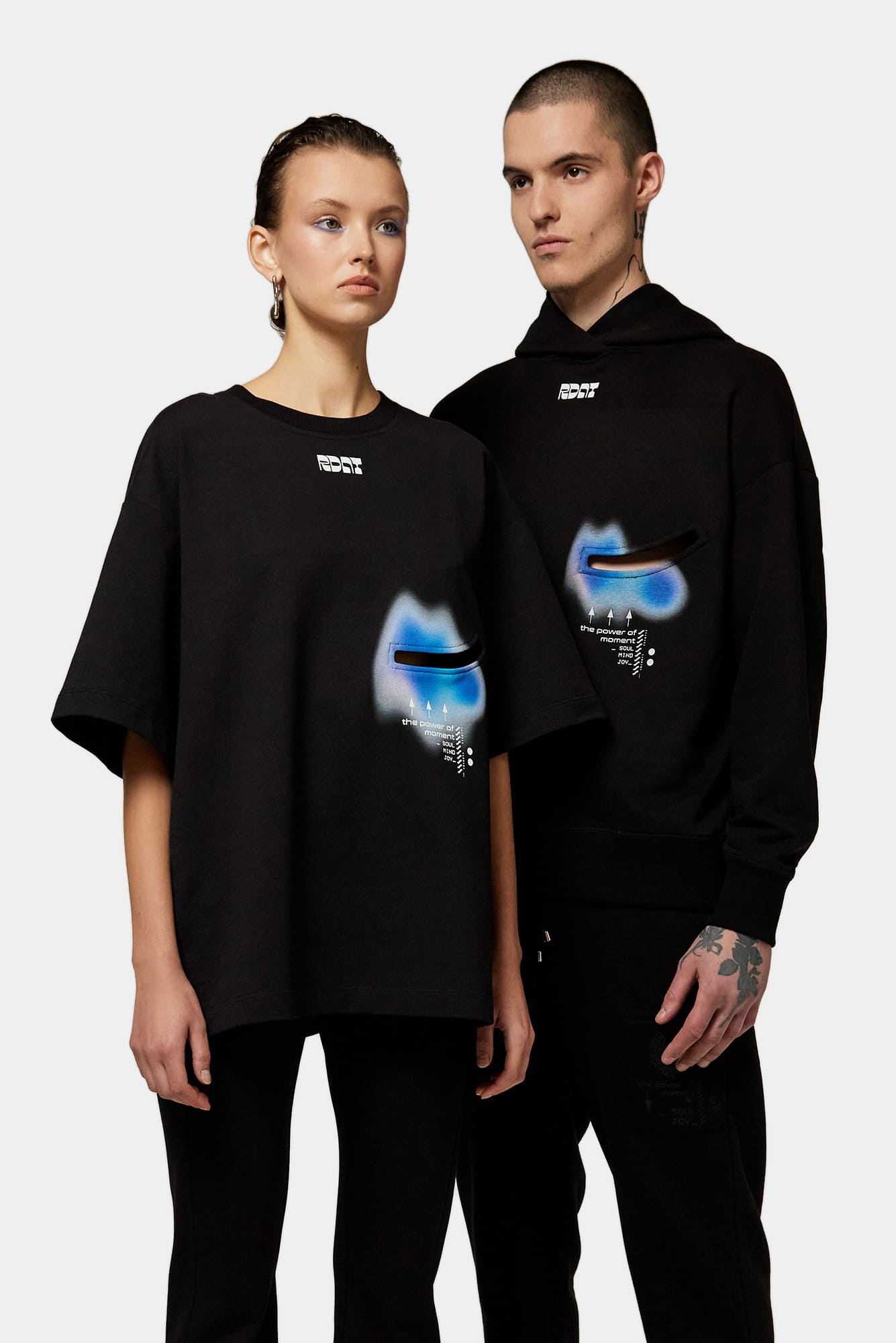 Black hoodie SACRED ENERGY
