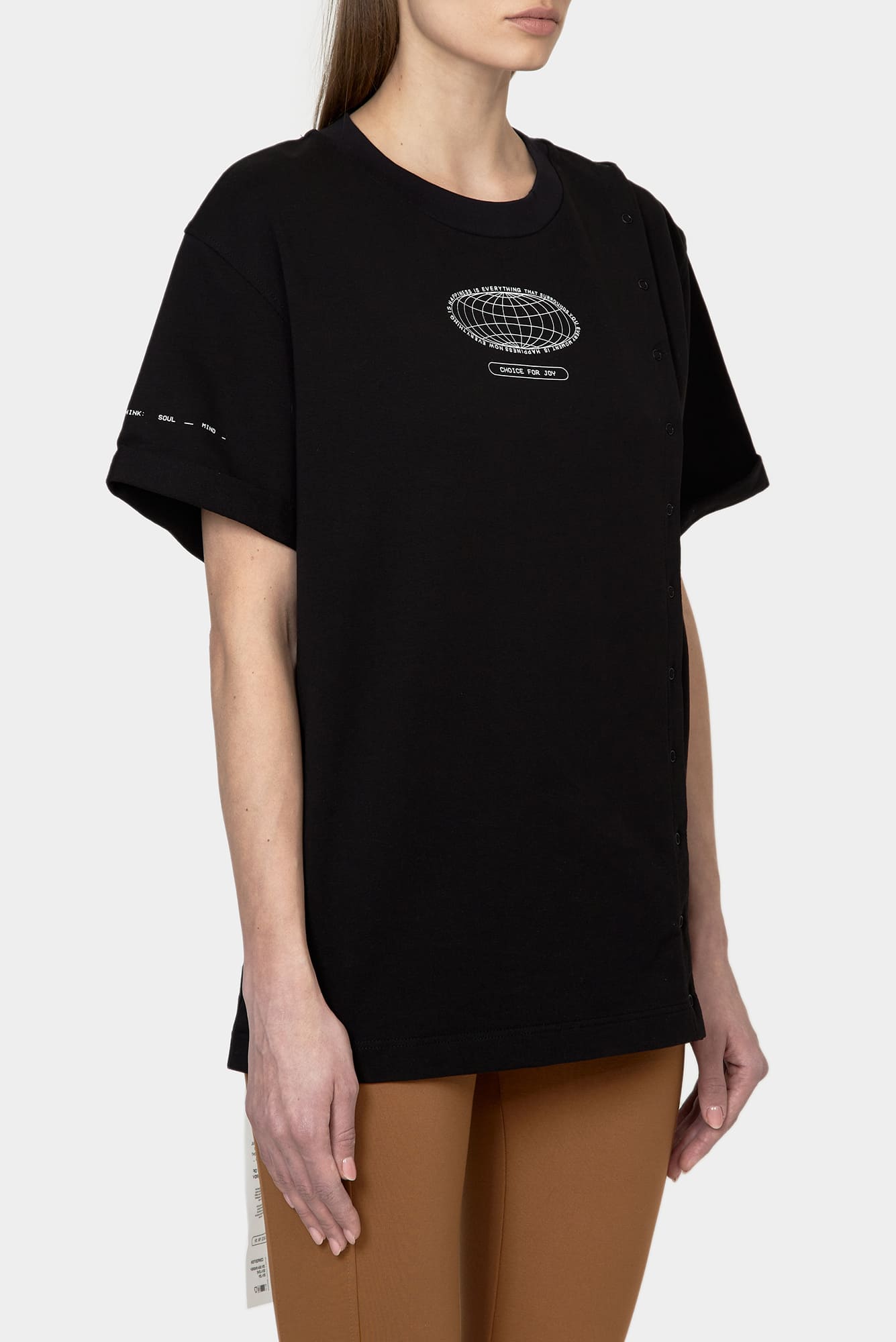 Black T-shirt CHOISE for JOY