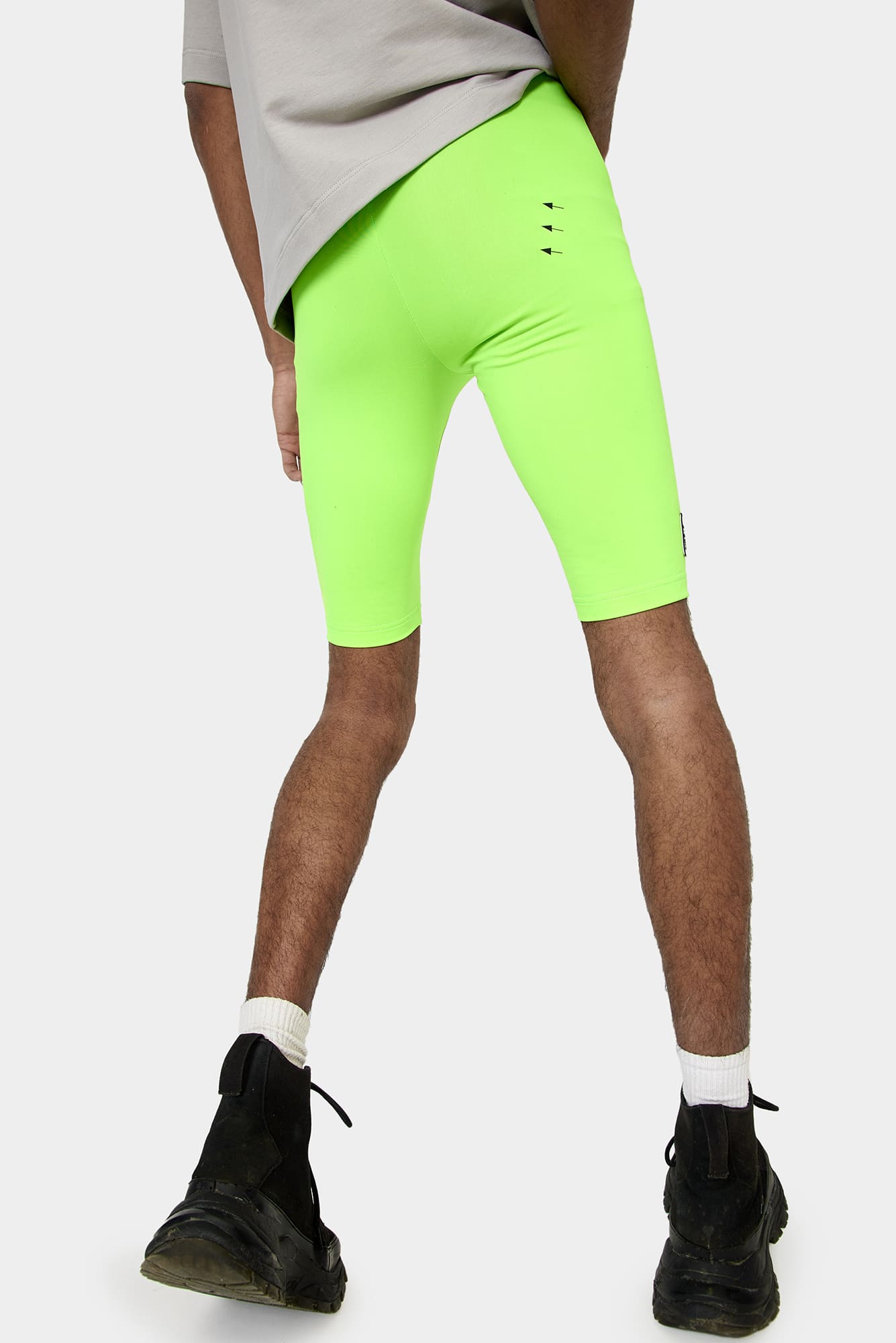 Lime short leggings WATER SHINE