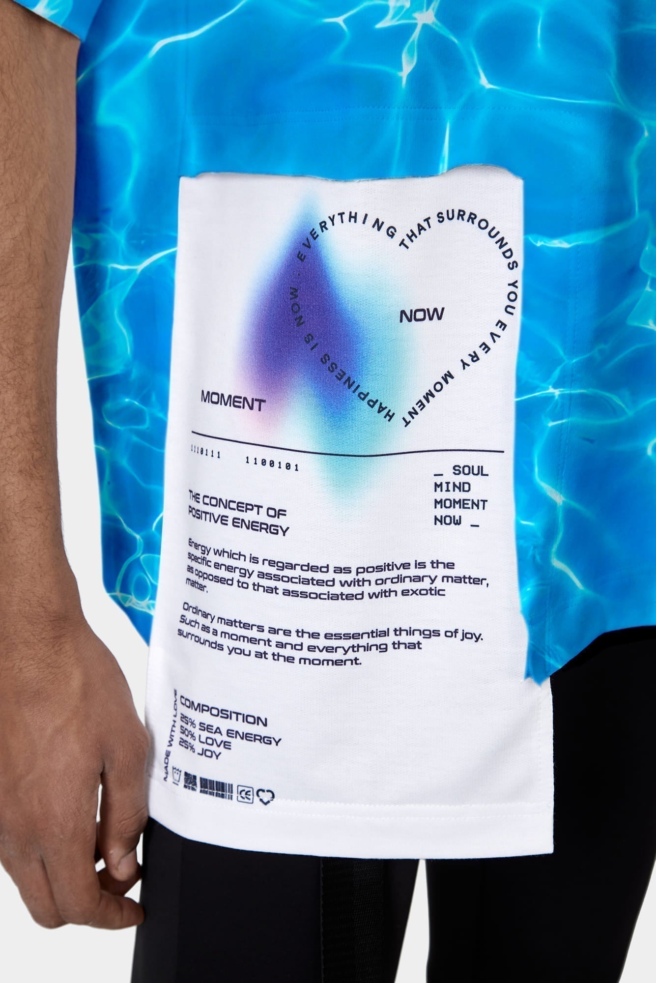 Water T-shirt the MOMENT is NOW