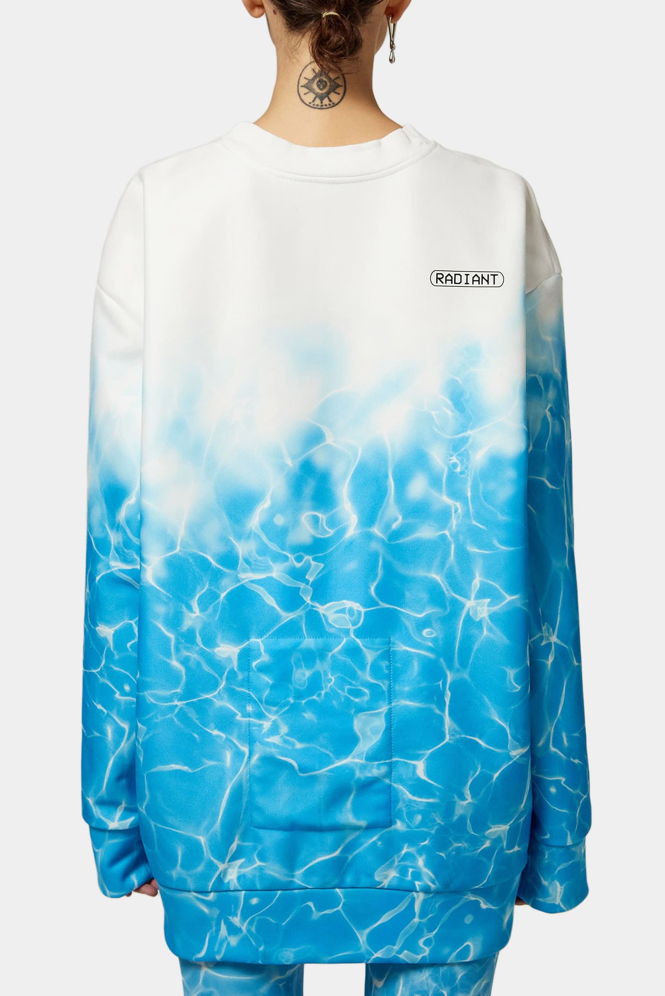 Degrade sweatshirt WATER SHINE