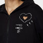 Black hoodie HEART of UA