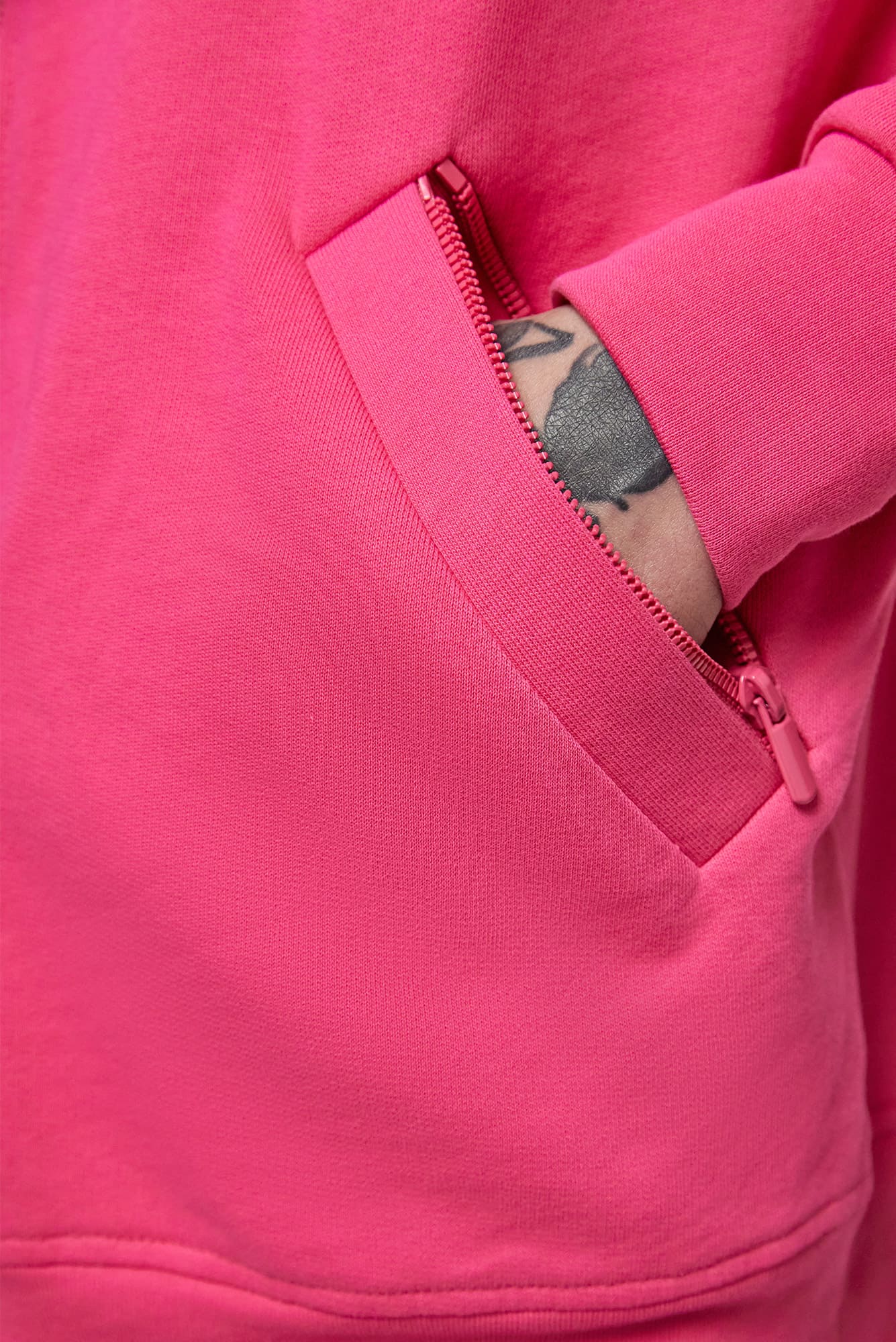 Pink hoodie HEART of UA