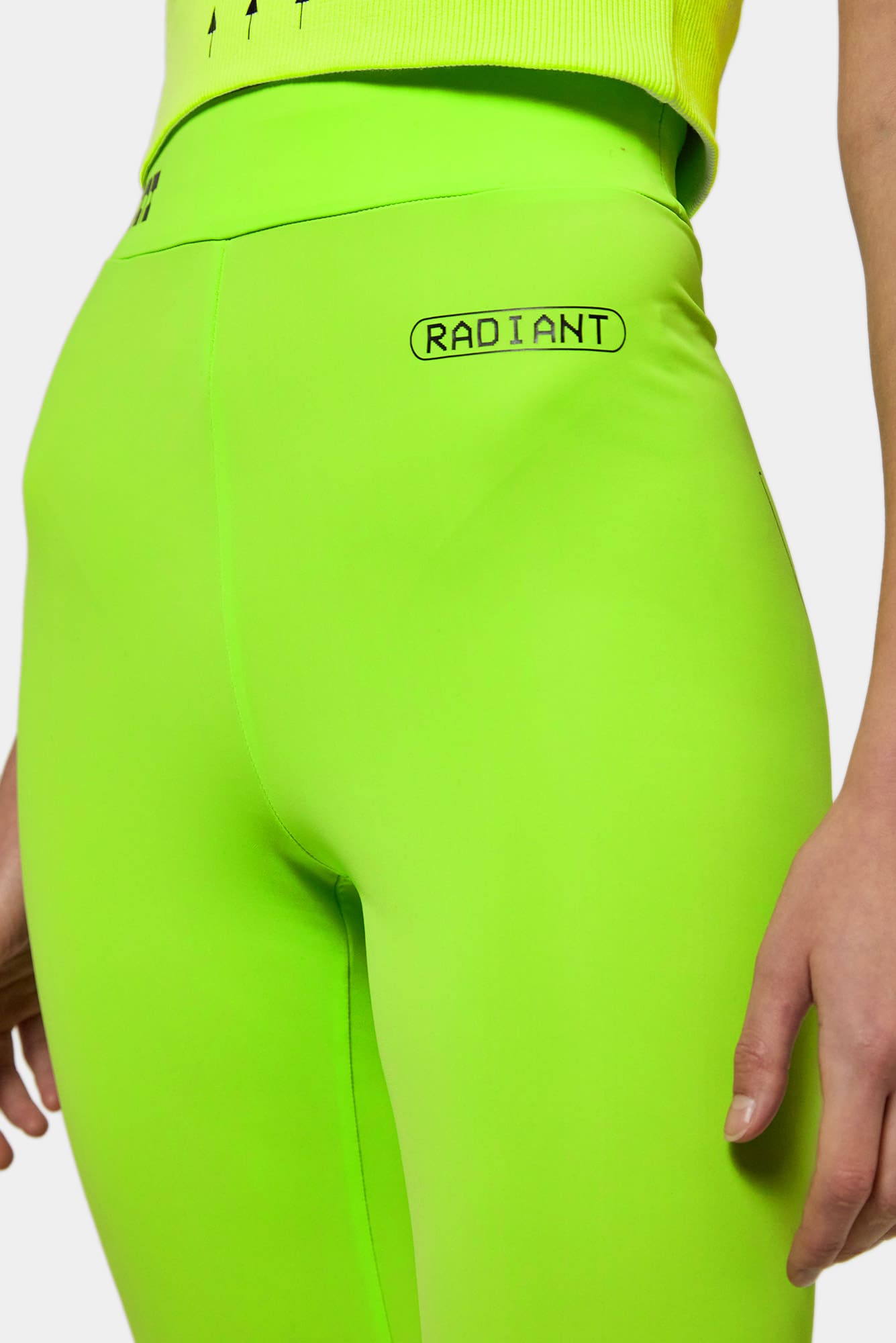 Lime leggings WATER SHINE